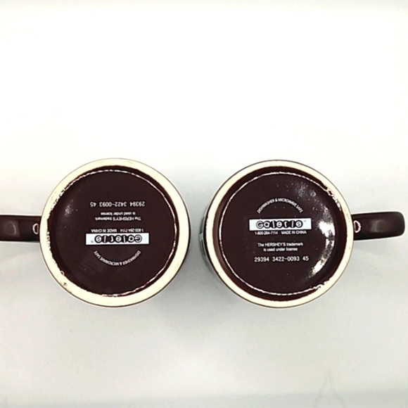 HERSHEY'S HOT CHOCOLATE MUGS SET OF 2 CUPS 12 Ounces Each - Picture 6 of 6